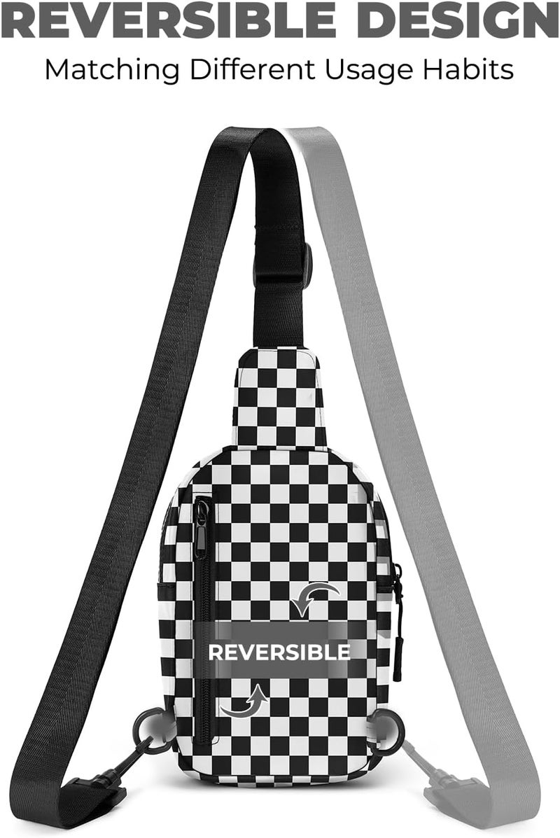 CHOLISS Small Sling Bag for Women and Men, Crossbody Bags Trendy Fanny Packs Chest Bag with Extended Strap - Image 3